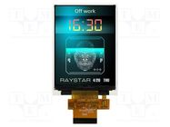 Display: TFT; 3.2"; 240x320; Illumin: LED; Dim: 55.04x77.6x2.55mm RAYSTAR OPTRONICS