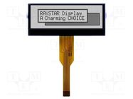 Display: LCD; graphical; 132x32; COG,FSTN Positive; LED; PIN: 10 RAYSTAR OPTRONICS