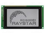 Display: LCD; graphical; 160x80; FSTN Positive; 100x54x14.6mm; LED RAYSTAR OPTRONICS