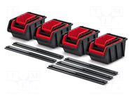 Accessories: toolboard; Kit: cuvette TRUCK 16x,hanging bar 5x KISTENBERG