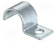 Screw mounted clamp; ØBundle : 25mm; Ømount.hole: 6mm; W: 14mm OBO BETTERMANN