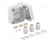 Enclosure: junction box; X: 114mm; Y: 114mm; Z: 60mm; polycarbonate OBO BETTERMANN
