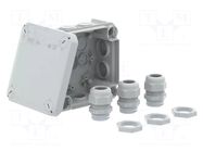 Enclosure: junction box; X: 114mm; Y: 114mm; Z: 58mm; IP67; T 60 OBO BETTERMANN