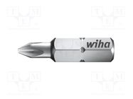 Screwdriver bit; Phillips; PH4; Overall len: 32mm; STANDARD WIHA