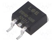 Triac; 600V; 16A; TO263; Igt: 50mA; Ufmax: 1.55V LUGUANG ELECTRONIC