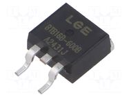Triac; 600V; 16A; TO263; Igt: 50mA; Ufmax: 1.55V LUGUANG ELECTRONIC