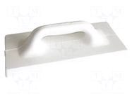 Finishing trowel; straight; L: 320mm; W: 170mm; styrofoam SOLID TOOLS