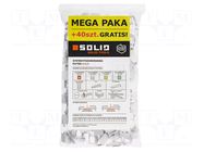Clip; 1.5mm; the tile leveling system; standard; film; 440pcs. SOLID TOOLS