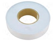 Tape: heat transfer; W: 38.1mm; L: 50m; Thk: 0.25mm; 0.6W/mK; white 3M