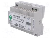 Power supply: switching; for DIN rail; 96W; 48VDC; 2A; 180÷264VAC POS