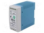 Power supply: switching; for DIN rail; 39.84W; 48VDC; 830mA; OUT: 1 POS