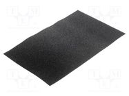 Conductive foam; ESD; L: 555mm; W: 355mm; Thk: 3mm; polyurethane EUROSTAT GROUP