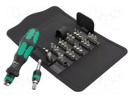 Kit: screwdrivers; bag; FW1,FW2,FW3; TS 1/4"; 32pcs. WERA
