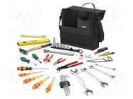 Kit: for sanitary installations; bag; 36pcs. WERA