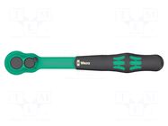Rattle; 3/8"; with switch; 230mm; Teeth: 80 WERA