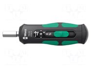Screwdriver; torque; 147.5mm; 2÷6Nm WERA