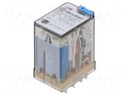 Relay: electromagnetic; 4PDT; 24VDC; Icontacts max: 7A; 7A/250VAC FINDER