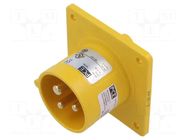 Connector: AC supply; socket; female; 16A; 110VAC; IEC 60309; IP44 PCE