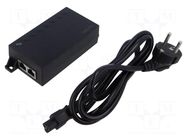 PoE power supply unit; IEC C14,RJ45 socket x2; 10/100/1000Mbps LOGILINK