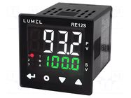 Module: regulator; temperature; SPST-NO; OUT 2: SPST-NO; on panel LUMEL
