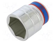 Socket; 6-angles,socket spanner; 39mm; 3/4"; short KING TONY