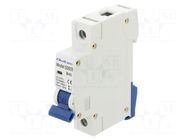 Circuit breaker; 40A; Poles: 1; for DIN rail mounting; Charact: B QOLTEC