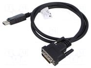 Cable; DisplayPort plug,DVI-D (24+1) plug; DisplayPort 1.2 LANBERG