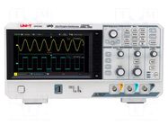 Oscilloscope: digital; Ch: 2; 200MHz; 1Gsps; 56Mpts; LCD TFT 8" UNI-T