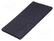Conductive foam; ESD; L: 1000mm; W: 1000mm; Thk: 6mm; Features: hard SOLDER PEAK