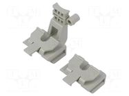 Locking clamp; Han®; Application: connectors HARTING