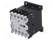 Contactor: 4-pole; NC + NO x3; 24VDC; 9A; for DIN rail mounting FINDER