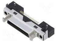 Connector: D-Sub; PIN: 27; socket; male; THT; Locking: with latch; DH HIROSE