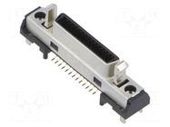 Connector: D-Sub; socket; male; DH; PIN: 27; THT; 1mm HIROSE