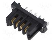 Connector: PCB to PCB; socket; male; FX30B; 15A; PIN: 4; vertical HIROSE