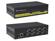 Serial device server; Number of ports: 9; 5÷30VDC; screw type BRAINBOXES