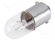 Filament lamp: miniature; T1-3/4 MG; white; 28VDC; 28VAC EAO