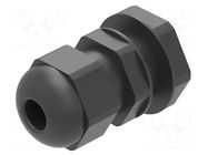 Cable gland; M25; IP66,IP67; polyamide; black EAO