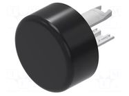 Actuator lens; 18; black; plastic; Ø13.8mm EAO