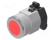 Switch: push-button; 30mm; Stabl.pos: 1; red; IP65; witout symbol EAO