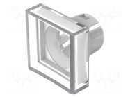 Actuator lens; 16mm; 51; colourless; plastic EAO