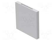 Actuator lens; 16mm; 92; grey; plastic; Face dim: 13.2x13.2mm EAO