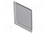 Actuator lens; 16mm; 92; colourless; plastic; Face dim: 12x12mm EAO