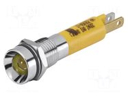 Indicator: LED; recessed; red; 24VDC; Ø8mm; 17; connectors; ØLED: 5mm EAO