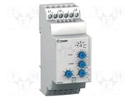 Voltage monitoring relay; for DIN rail mounting; DPDT; 0.1÷10s CROUZET