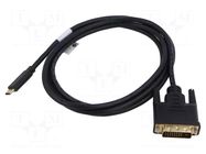 Adapter; USB 3.1; DVI-D (24+1) plug,USB C plug; gold-plated LANBERG