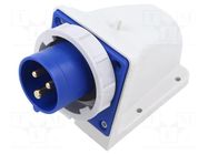 Connector: AC supply; socket; male; 16A; 230VAC; IEC 60309; IP67 PCE
