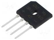 Bridge rectifier: single-phase; Urmax: 400V; If: 15A; Ifsm: 240A DC COMPONENTS