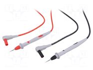 Test leads; Inom: 3A; Len: 1.2m; test leads x2; red and black KEYSIGHT