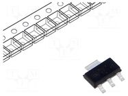 IC: voltage regulator; LDO,linear,fixed; 3.3V; 1A; SOT223; SMD ONSEMI