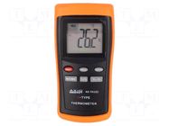 Meter: temperature; digital; LCD; (1000); -200÷1370°C; Resol: 0.1°C AXIOMET